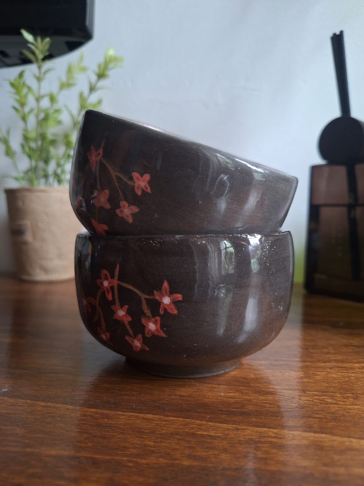Chawan flores